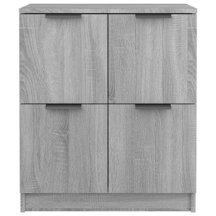 skænk 60x30x70 cm konstrueret træ grå sonoma-eg