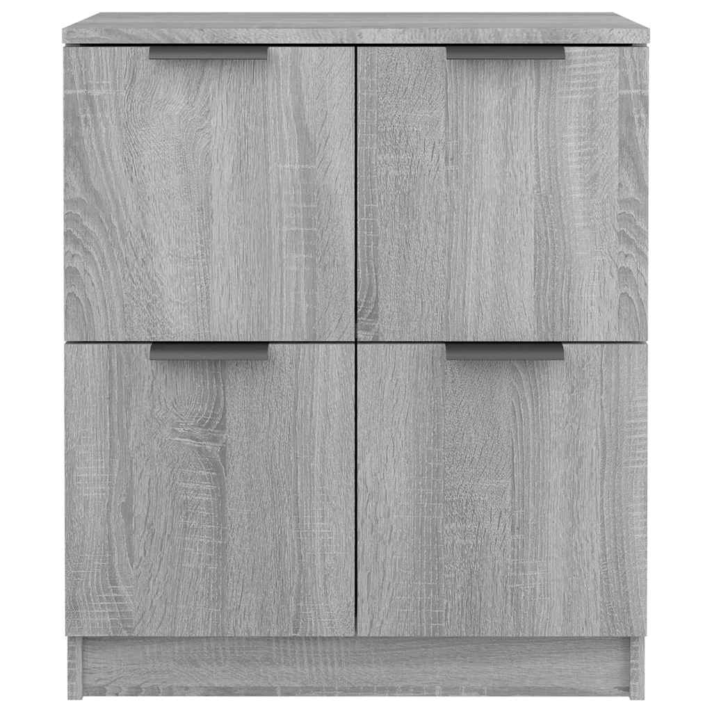 skænk 60x30x70 cm konstrueret træ grå sonoma-eg