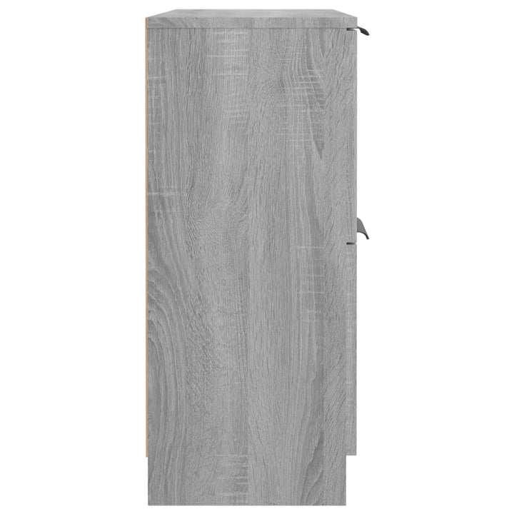 skænk 60x30x70 cm konstrueret træ grå sonoma-eg