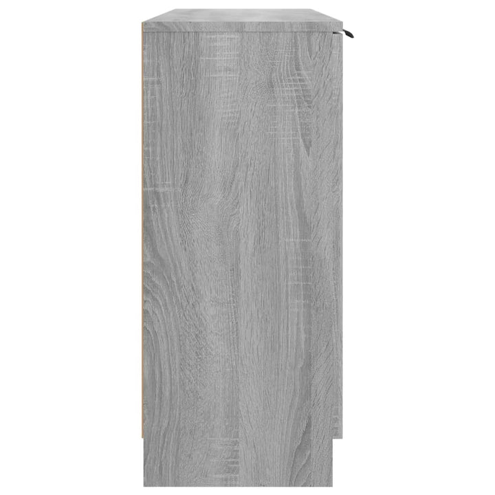 skænk 90,5x30x70 cm konstrueret træ grå sonoma-eg