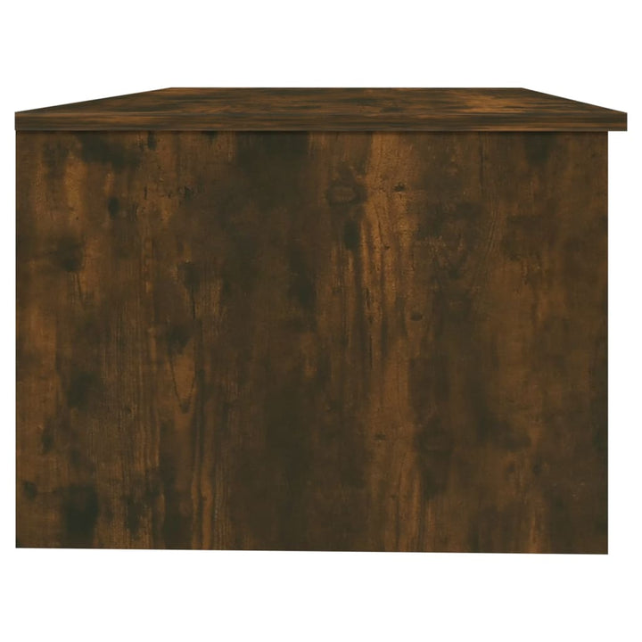 sofabord 102x50x36 cm konstrueret træ røget egetræsfarve