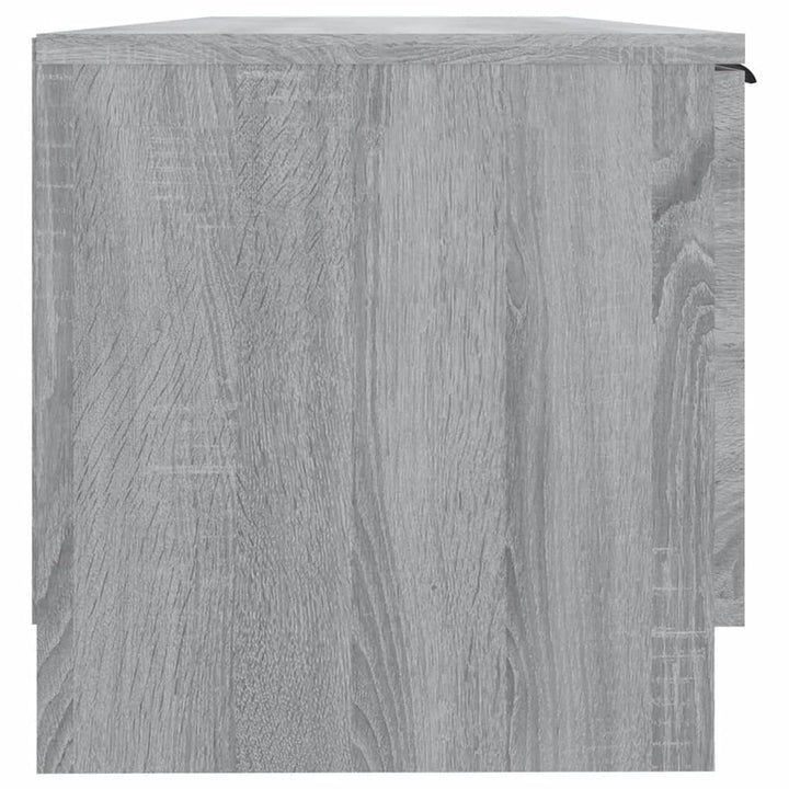 tv-bord 102x35x36,5 cm konstrueret træ sonoma-eg grå