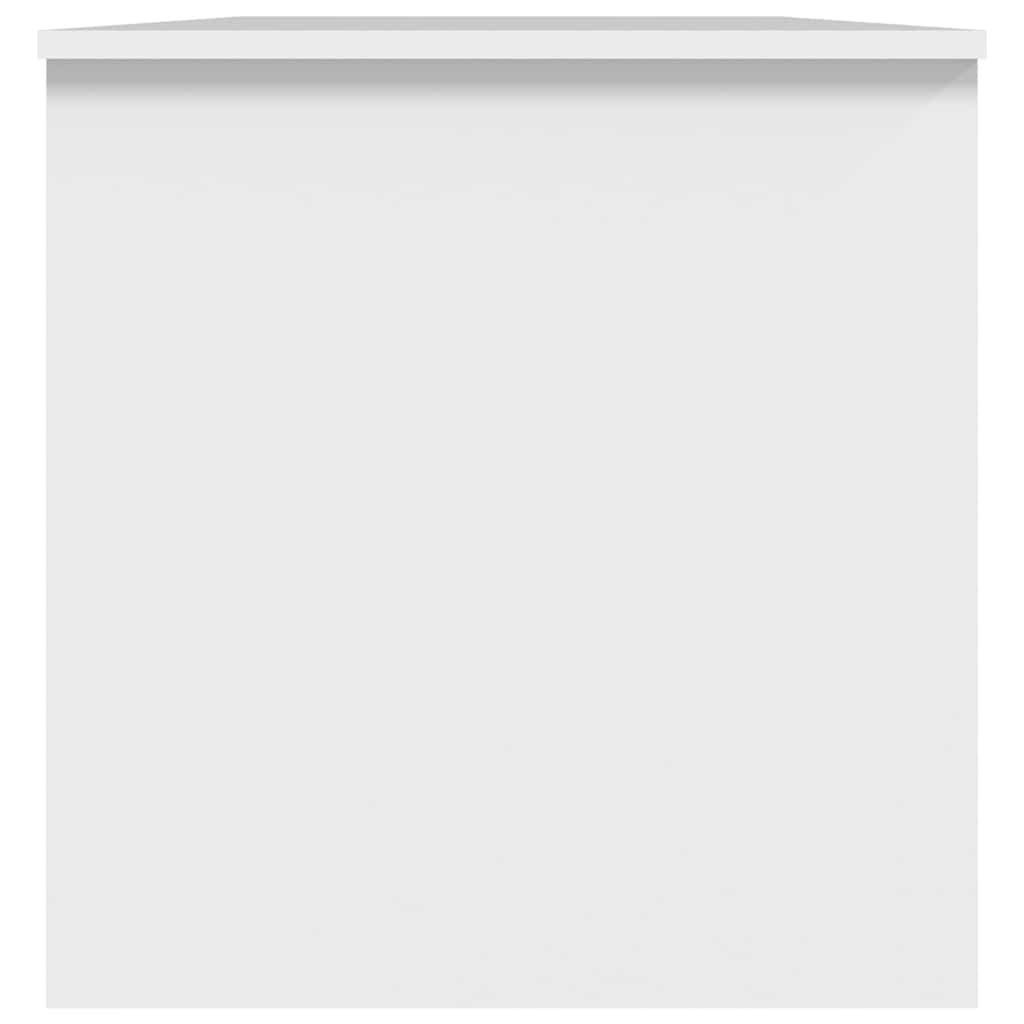 sofabord 102x50x52,5 cm konstrueret træ hvid