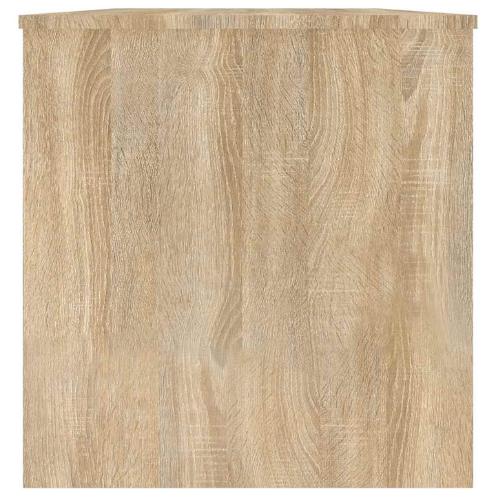 sofabord 102x50x52,5 cm konstrueret træ sonoma-eg