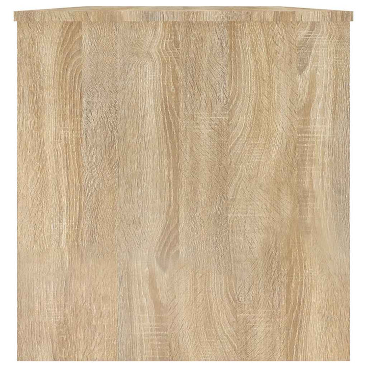 sofabord 102x50x52,5 cm konstrueret træ sonoma-eg