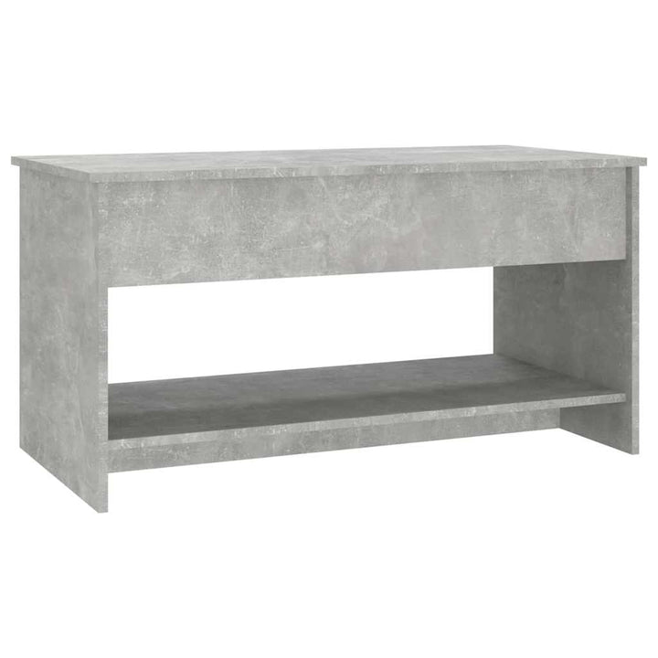 sofabord 102x50x52,5 cm konstrueret træ betongrå