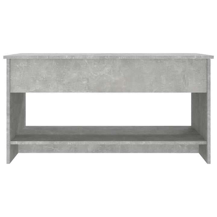 sofabord 102x50x52,5 cm konstrueret træ betongrå