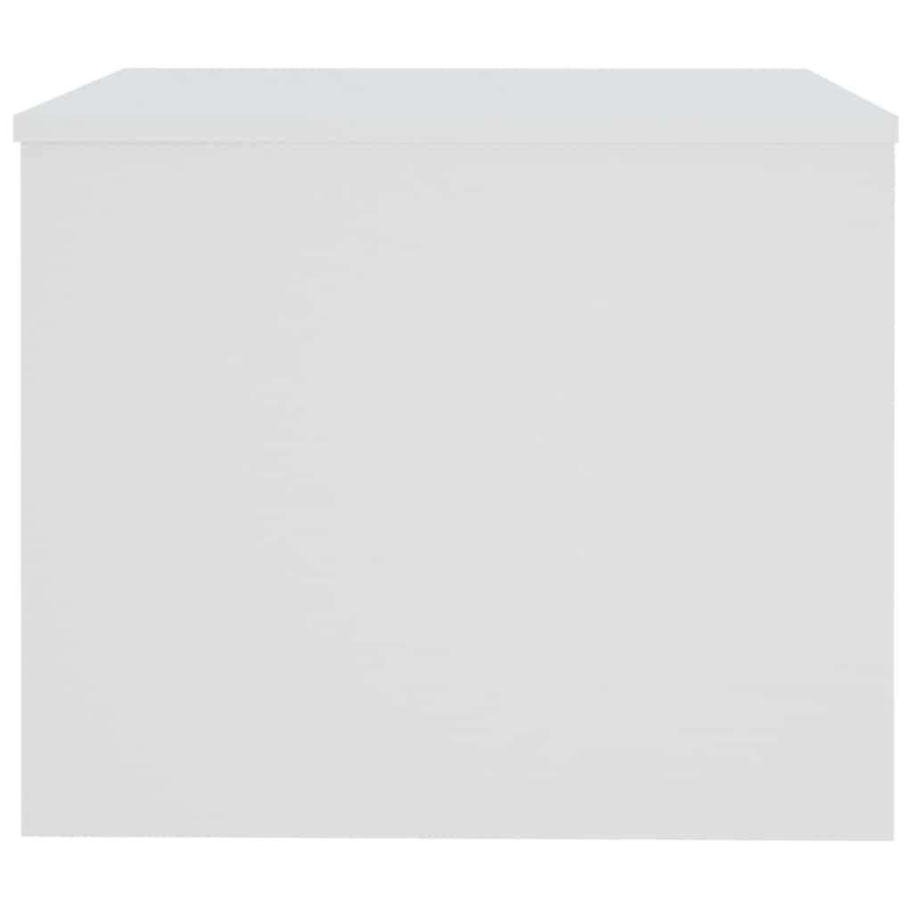 sofabord 80x50x40 cm konstrueret træ hvid