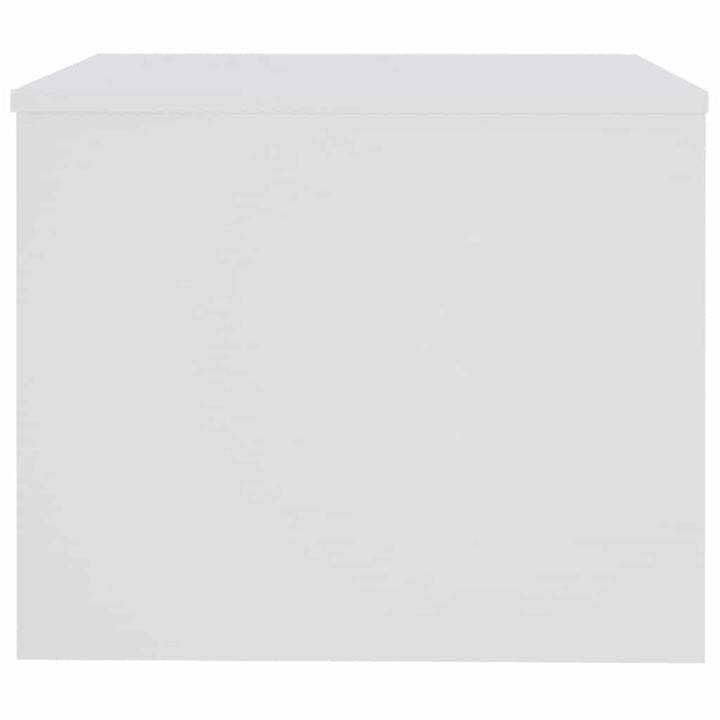 sofabord 80x50x40 cm konstrueret træ hvid