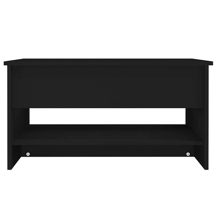 sofabord 80x50x40 cm konstrueret træ sort