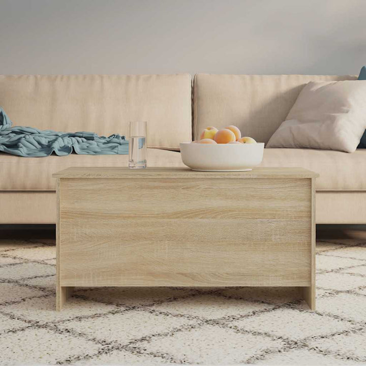 sofabord 102x55,5x52,5 cm konstrueret træ sonoma-eg