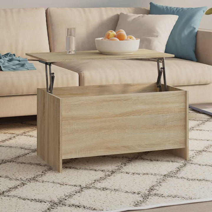 sofabord 102x55,5x52,5 cm konstrueret træ sonoma-eg