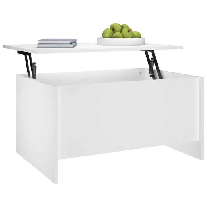 sofabord 80x55,5x41,5 cm konstrueret træ hvid
