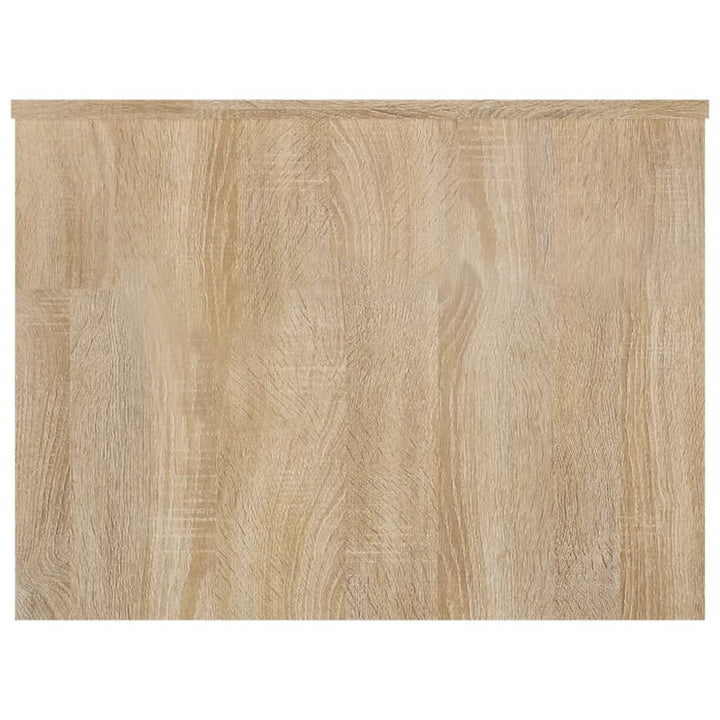 sofabord 80x55,5x41,5 cm konstrueret træ sonoma-eg