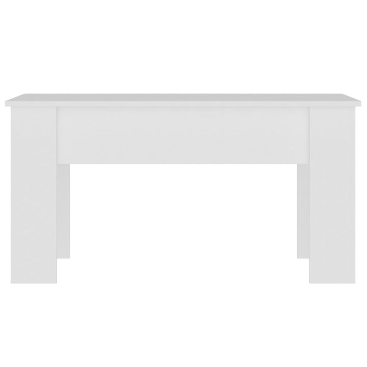 sofabord 101x49x52 cm konstrueret træ hvid