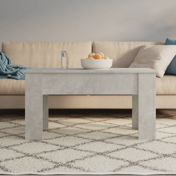 sofabord 101x49x52 cm konstrueret træ betongrå