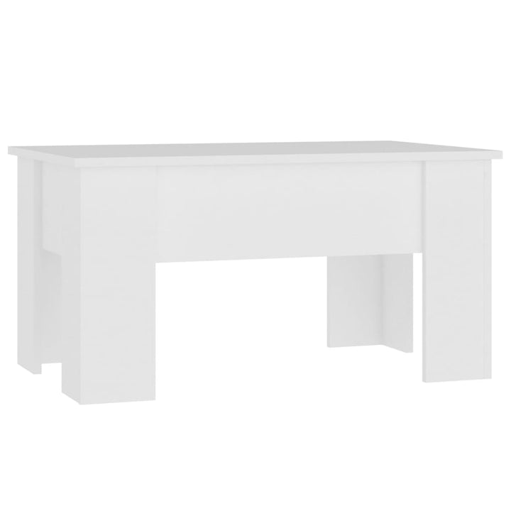 sofabord 79x49x41 cm konstrueret træ hvid
