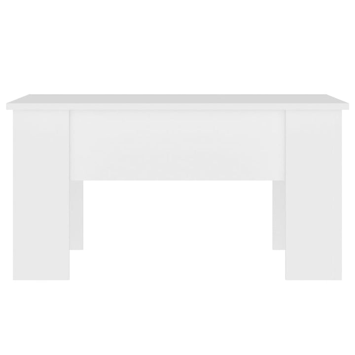 sofabord 79x49x41 cm konstrueret træ hvid