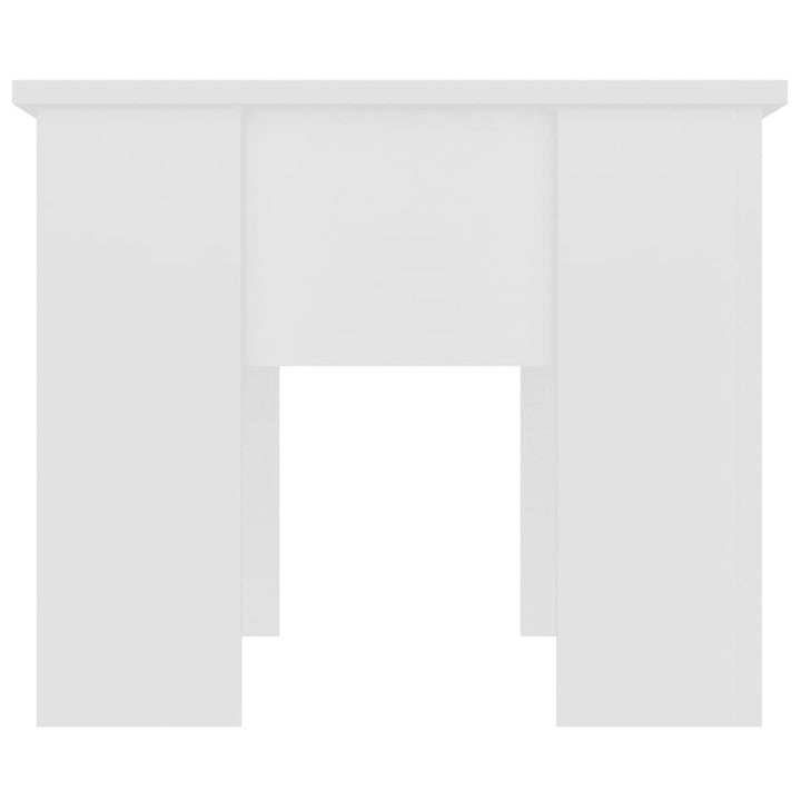 sofabord 79x49x41 cm konstrueret træ hvid
