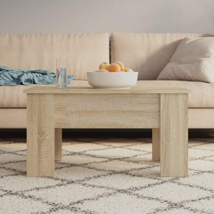 sofabord 79x49x41 cm konstrueret træ sonoma-eg