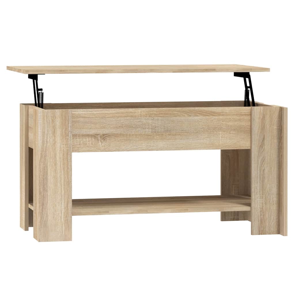 sofabord 101x49x52 cm konstrueret træ sonoma-eg
