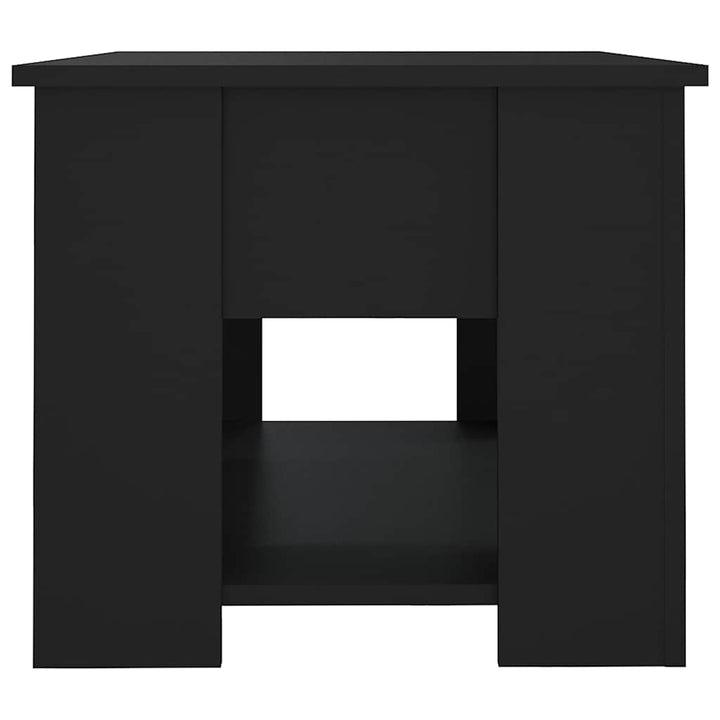 sofabord 79x49x41 cm konstrueret træ sort