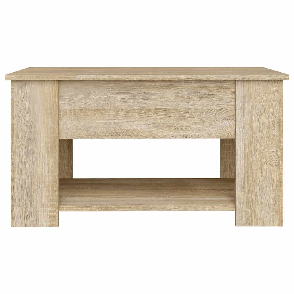 sofabord 79x49x41 cm konstrueret træ sonoma-eg