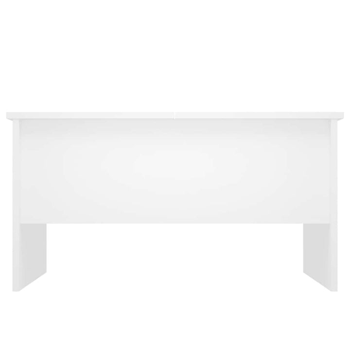 sofabord 80x50x42,5 cm konstrueret træ hvid