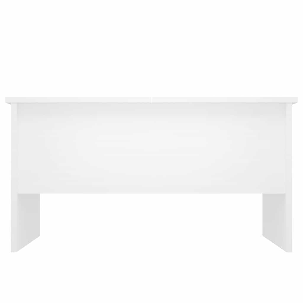 sofabord 80x50x42,5 cm konstrueret træ hvid