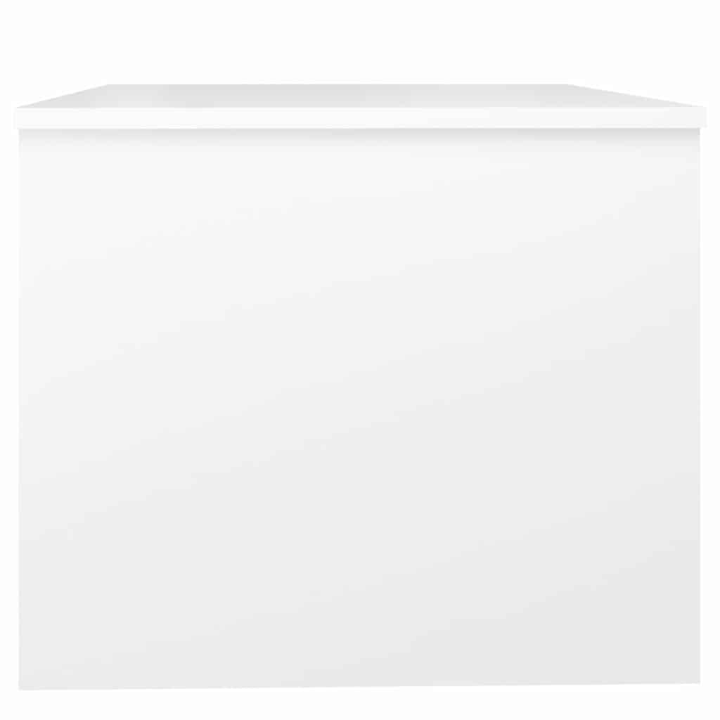 sofabord 80x50x42,5 cm konstrueret træ hvid