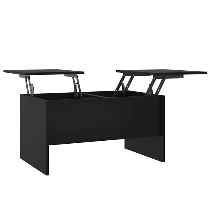sofabord 80x50x42,5 cm konstrueret træ sort