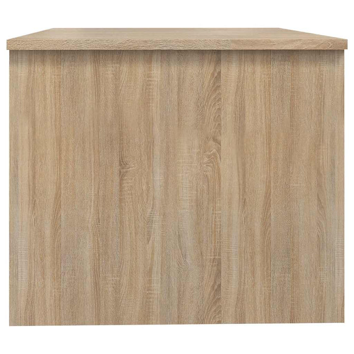 sofabord 80x50x42,5 cm konstrueret træ sonoma-eg
