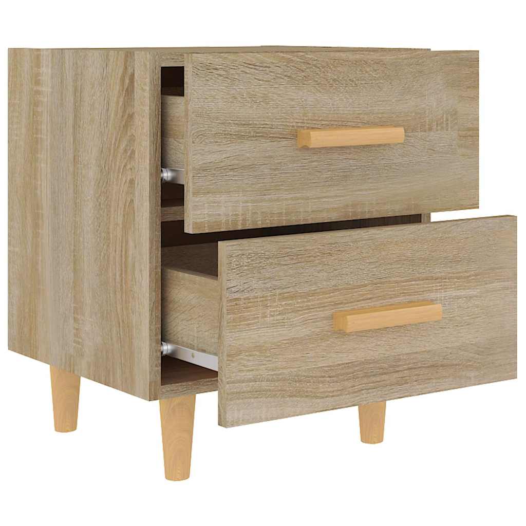 sengebord 40x35x47,5 cm sonoma-eg