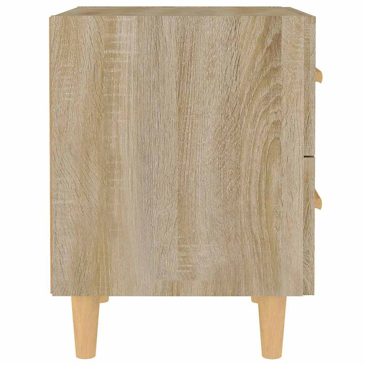sengeborde 40x35x47,5 cm 2 stk. sonoma-eg