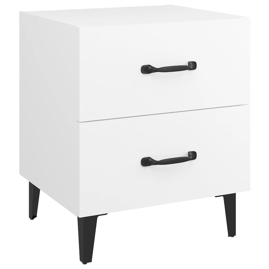 sengebord 40x35x47,5 cm hvid