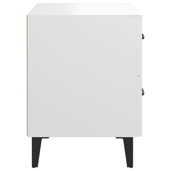 sengebord 40x35x47,5 cm hvid
