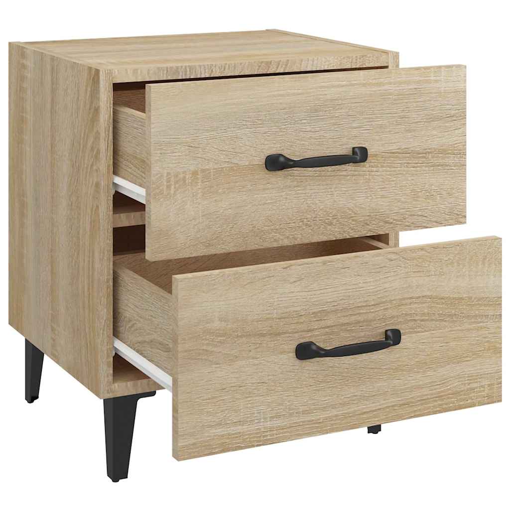 sengebord 40x35x47,5 cm sonoma-eg