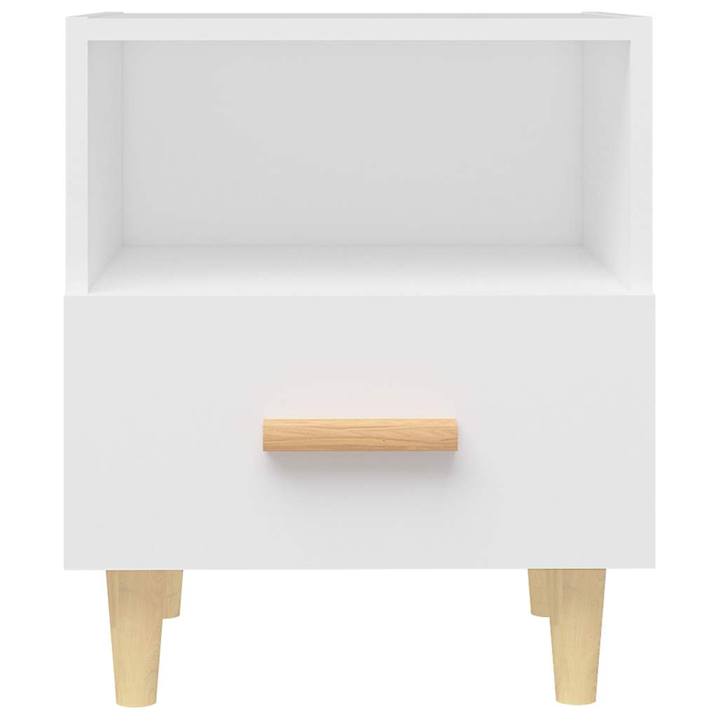 sengebord 40x35x47 cm hvid