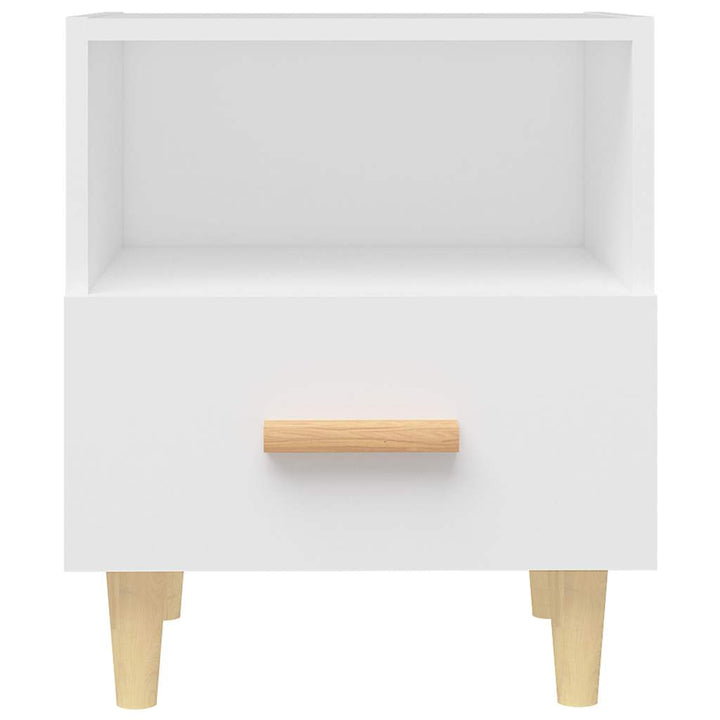 sengebord 40x35x47 cm hvid
