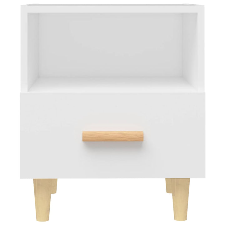 sengebord 40x35x47 cm 2 stk. hvid