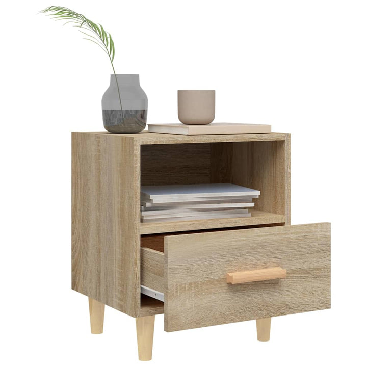 sengeborde 40x35x47 cm 2 stk. sonoma-eg