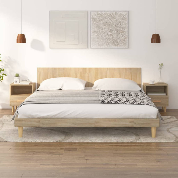 sengeborde 40x35x47 cm 2 stk. sonoma-eg