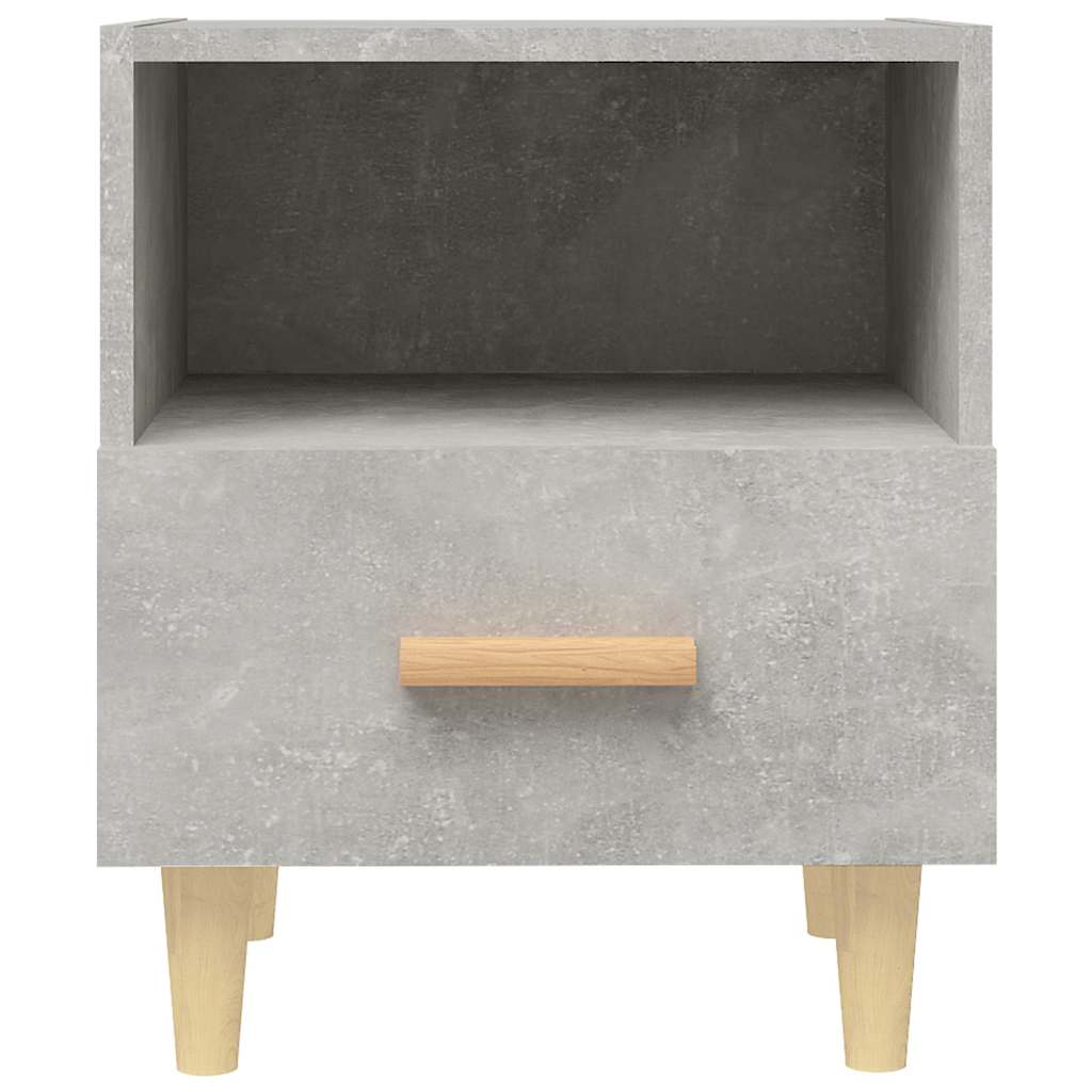sengebord 40x35x47 cm betongrå