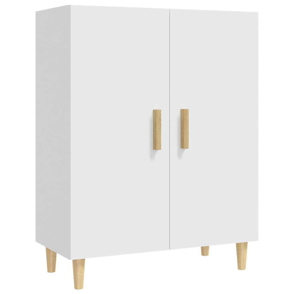 skænk 70x34x90 cm konstrueret træ hvid