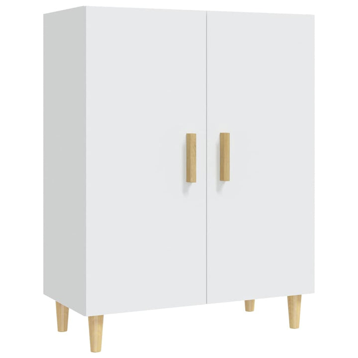 skænk 70x34x90 cm konstrueret træ hvid