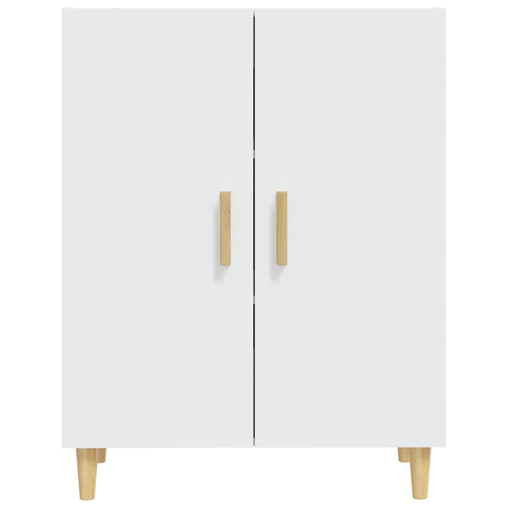skænk 70x34x90 cm konstrueret træ hvid