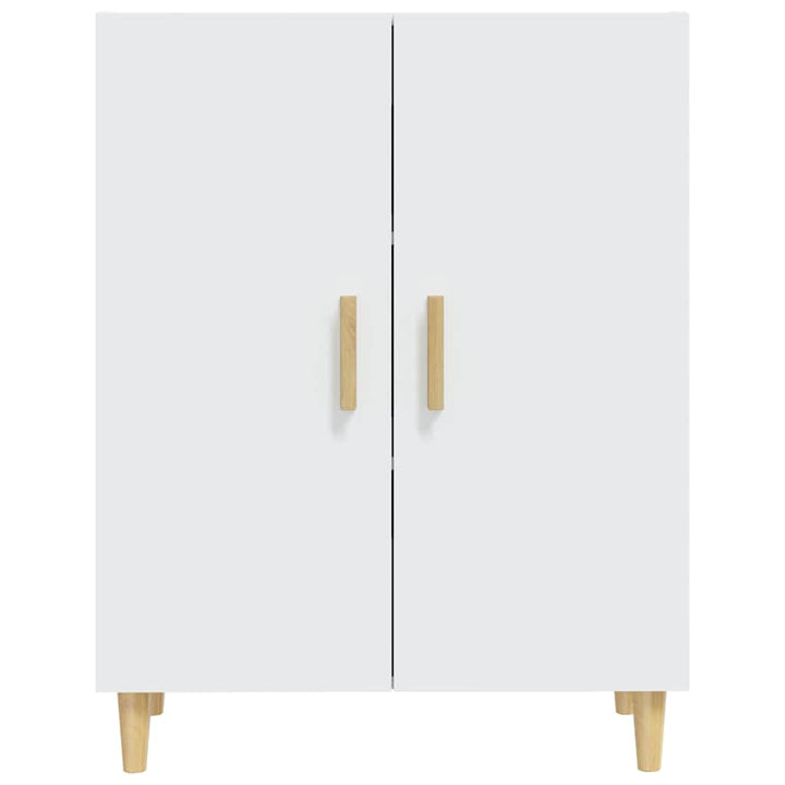 skænk 70x34x90 cm konstrueret træ hvid