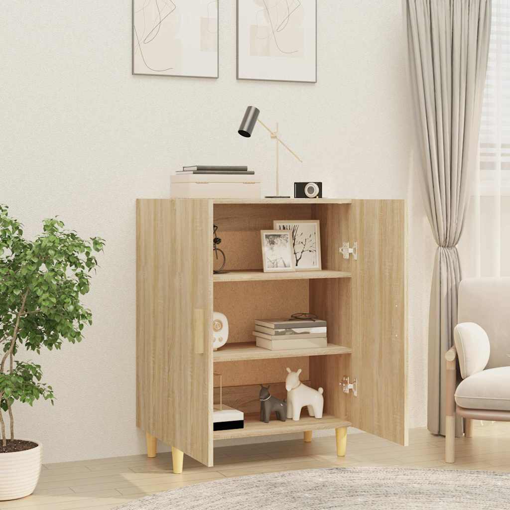 skænk 70x34x90 cm konstrueret træ sonoma-eg