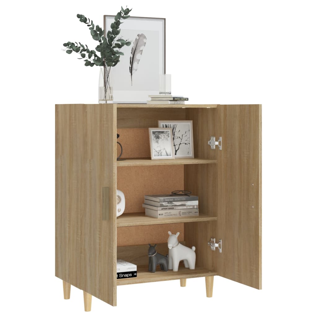 skænk 70x34x90 cm konstrueret træ sonoma-eg