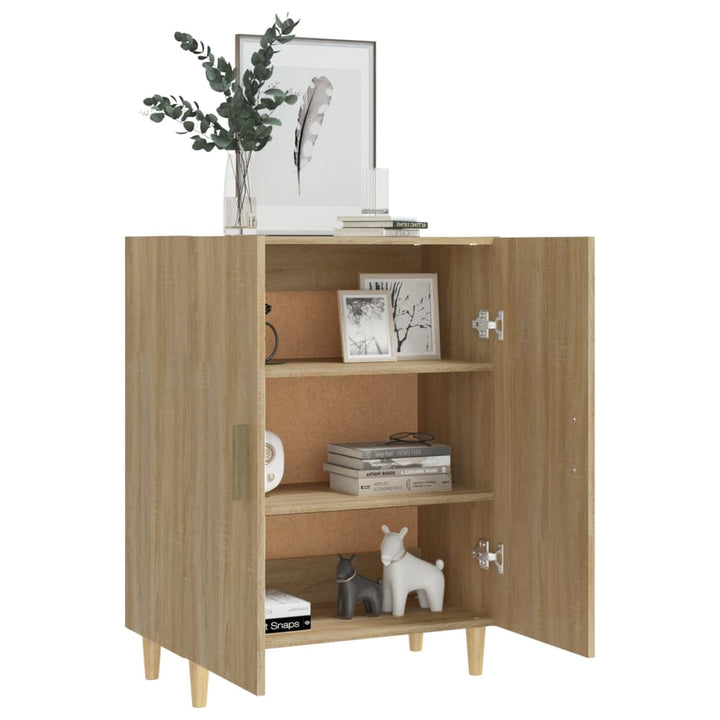 skænk 70x34x90 cm konstrueret træ sonoma-eg